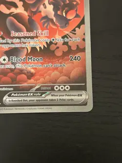 Pokemon Bloodmoon Ursaluna ex 168/131 Sv: Prismatic Evolutions Holo - Image 5
