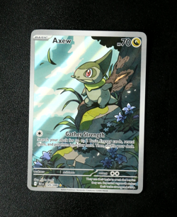 Pokemon Card TCG - Axew 145/086 - Black Bolt English - Illustration Rare - NM ⭐ - Image 1