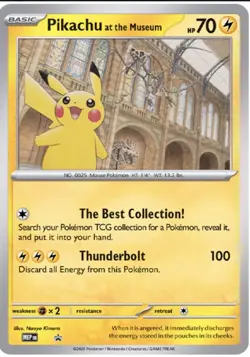 Pikachu At The Museum Jumbo Pokemon Card - PRE ORDER (International shippping) - Image 1