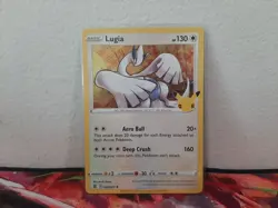Pokemon Lugia 022/025 Holo Rare Celebrations 25th Anniversary MINT - Image 1