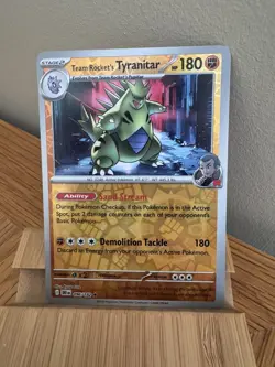 Pokemon TCG: Destined Rivals - Reverse Holo - 096/182 - Team Rocket's Tyranitar - Image 1