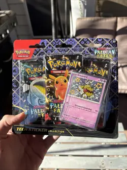 Pokemon Scarlet And Violet Paladin Fates Tech Sticker Collection Greavard 3-pack - Image 1