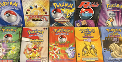 1999 - 2002 Pokemon Card Game (TCG) Vintage Empty Theme Deck Boxes - WOTC & Case - Image 1