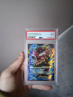 2016 POKEMON XY BREAKPOINT #115 FULL ART Mega Shiny / M GYARADOS EX PSA 9 - Image 1