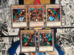 Yu-Gi-Oh Exodia The Forbidden One Quarter Century Secret Rare Complete Set MP24 - Image 1