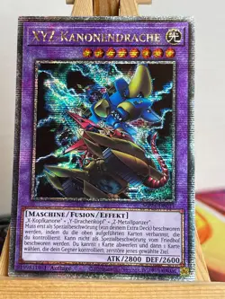 XYZ-Kanonendrache MP24-DE011 Quarter Century Secret Rare Deutsch NM YUGIOH - Image 1