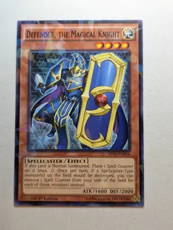 Defender, the Magical Knight - BP03-EN054 - Shatterfoil - 1st Edition NM YuGiOh! - Image 1
