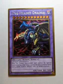 Five-Headed Dragon - PGL2-EN078 - Gold Rare - 1st Edition - Yugioh VLP - Image 1