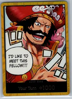 DON!! Card (Gol.D.Roger) (Gold) English Carrying His Will - One Piece Card - NM - Image 1