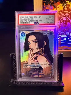 Boa Hancock SP One Piece English, OP01-078 Kingdoms of Intrigue OP04 - PSA 10 - Image 1