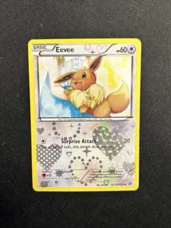 Pokemon TCG Eevee RC14/RC25. 2013 Radiant Collection Uncommon Card LP - Image 1