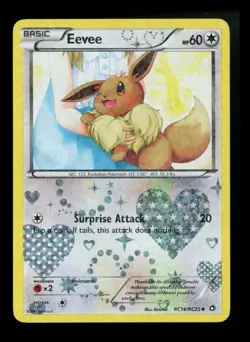Eevee RC14/RC25 Legendary Treasures 2013 Radiant Collection Pokemon Card TCG - Image 1