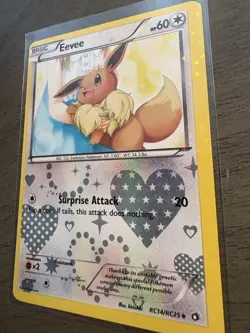 Eevee RC14/RC25 Legendary Treasures: Radiant Collection Holo Pokemon Card TCG LP - Image 3