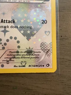 Eevee RC14/RC25 Legendary Treasures: Radiant Collection Holo Pokemon Card TCG - Image 5