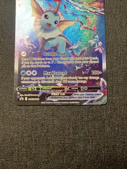 Vaporeon VMAX - SWSH182 - SWSH: Sword & Shield Promo Cards (SWSD) Near Mint - Image 3