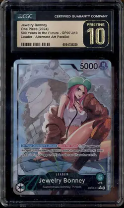 2024 One Piece 500 Years in the Future #OP07-019 Jewelry Bonney Leader CGC 10 - Image 1