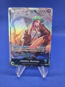 One Piece 500 Years in the Future Jewelry Bonney OP07-019 Parallel Leader NM - Image 1