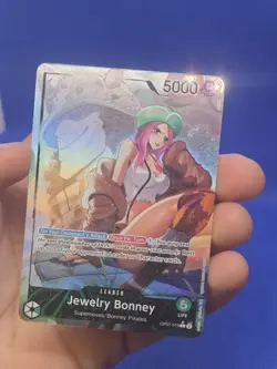 One Piece 500 Years in the Future Jewelry Bonney OP07-019 Parallel Leader NM - Image 2