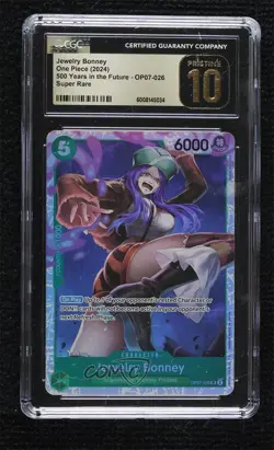 2024 One Piece Card Game: 500 Years in The Future OP07 SR Jewelry Bonney CGC 10 - Image 1