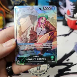 One Piece TCG English Jewelry Bonney 019 Parallel - 500 Years in the Future OP07 - Image 4