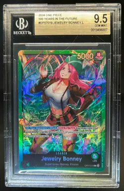 2024 One Piece 500 Years in the Future Jewelry Bonney Leader #OP07-019 BGS 9.5 - Image 1