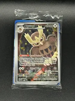 SEALED Pokemon Center Logo Exclusive #141 Noctowl ETB Promo Pokemon TCG Card - Image 1