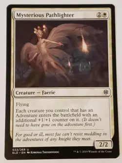 Mysterious Pathlighter Throne of Eldraine Mtg Card Mint Condition - Image 1