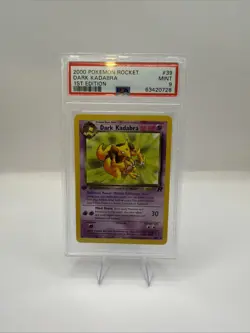 Dark Kadabra 1st Edition PSA 9 39/82 Team Rocket Pokemon Card - Image 1