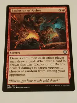 Explosion Of Riches Commander Legends Mtg Card Mint Condition - Image 1