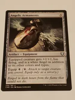Angelic Armaments Commander Legends Mtg Card Mint Condition - Image 1