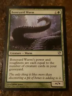 Boneyard Wurm Innistrad Mtg Card Mint Condition - Image 1