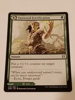 Vastwood Fortification Vastwood Thicket Zendikar Rising Mtg Card Mint Condition - Image 1