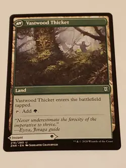 Vastwood Fortification Vastwood Thicket Zendikar Rising Mtg Card Mint Condition - Image 2