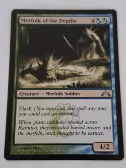 Merfolk Of The Depths Gatecrash Mtg Card Mint Condition - Image 1