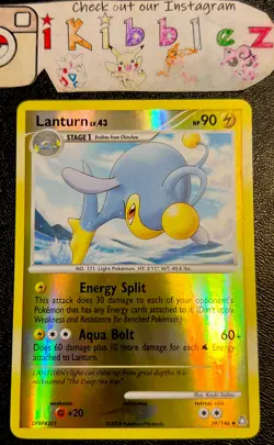 Lanturn 59/146 LP Reverse Holo Legends Awakened Pokemon Card! - Image 1