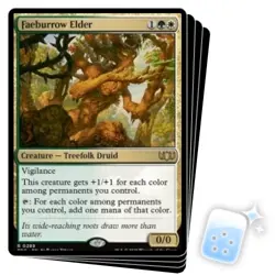 FAEBURROW ELDER X4 Tarkir: Dragonstorm Commander Magic MTG MINT CARD - Image 1