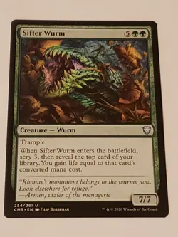 Sifter Wurm Commander Legends Mtg Card Mint Condition - Image 1