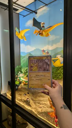Pokemon Pikachu At The Museum Jumbo Pokemon Card UK EXCLUSIVE - Image 2