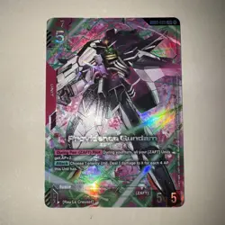 PRESALE GUNDAM CARD GAME PROVIDENCE GUNDAM GD03-033 LR+ HOLO FOIL ENG STEEL REQ. - Image 1