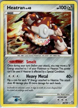 Heatran - (DP Legends Awakened) 30/146 Holo - Pokemon Card - LP - Image 1