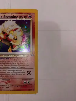 Pokemon TCG Light Arcanine 1st Edition Neo Destiny Holo Rare Card - Image 4