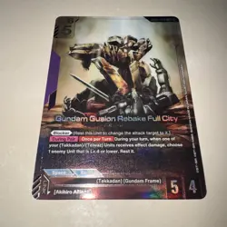 Gundam TCG GD03-053 Gundam Gusion Rebake Full City Alt Art R+ Card Game CCG Eng - Image 4