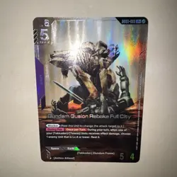 Gundam TCG GD03-053 Gundam Gusion Rebake Full City Alt Art R+ Card Game CCG Eng - Image 5