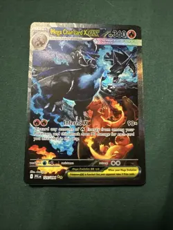 Pokemon Mega Charizard X EX 125/094 SIR English Phantasmal Flames NM Pack Fresh - Image 1