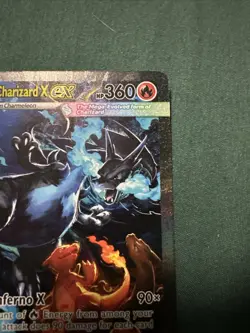 Pokemon Mega Charizard X EX 125/094 SIR English Phantasmal Flames NM Pack Fresh - Image 3