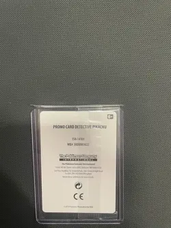 Detective Pikachu SM190 Sealed Stamped Pokemon Black Star Promo DVD Promo - Image 2