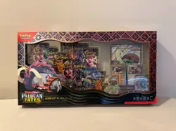 Pokemon TCG Paldean Fates Great Tusk & Iron Treads EX Premium Collection - Image 1