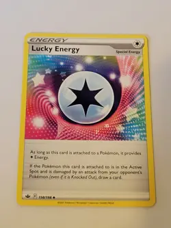 Pokemon TCG Lucky Energy Chilling Reign 158/198 Regular Uncommon - Image 1