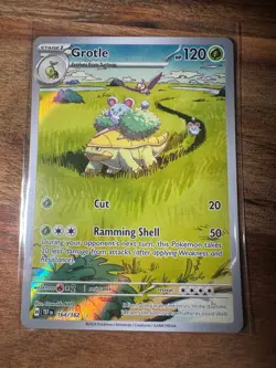 Grotle 164/162 SV05 Temporal Forces Holo Illustration Rare Pokemon TCG Minty - Image 1