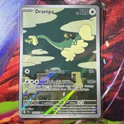 Drampa 184/162 Illustration Rare Full Art Temporal Forces Pokemon TCG NM+ - Image 1